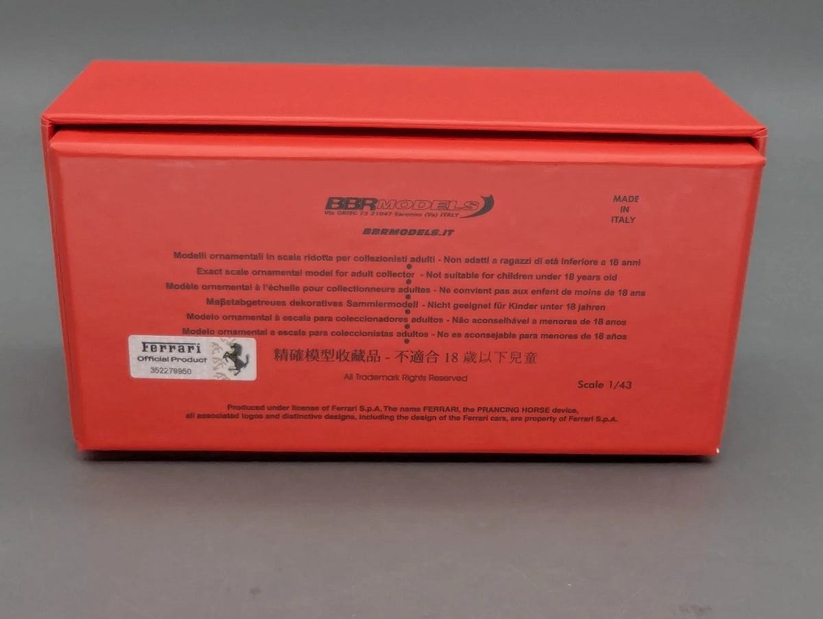 Modellautos 1:43 BBR Ferrari 250 GT Pininfarina Coupe S/N 1463GT 18/20 OVP