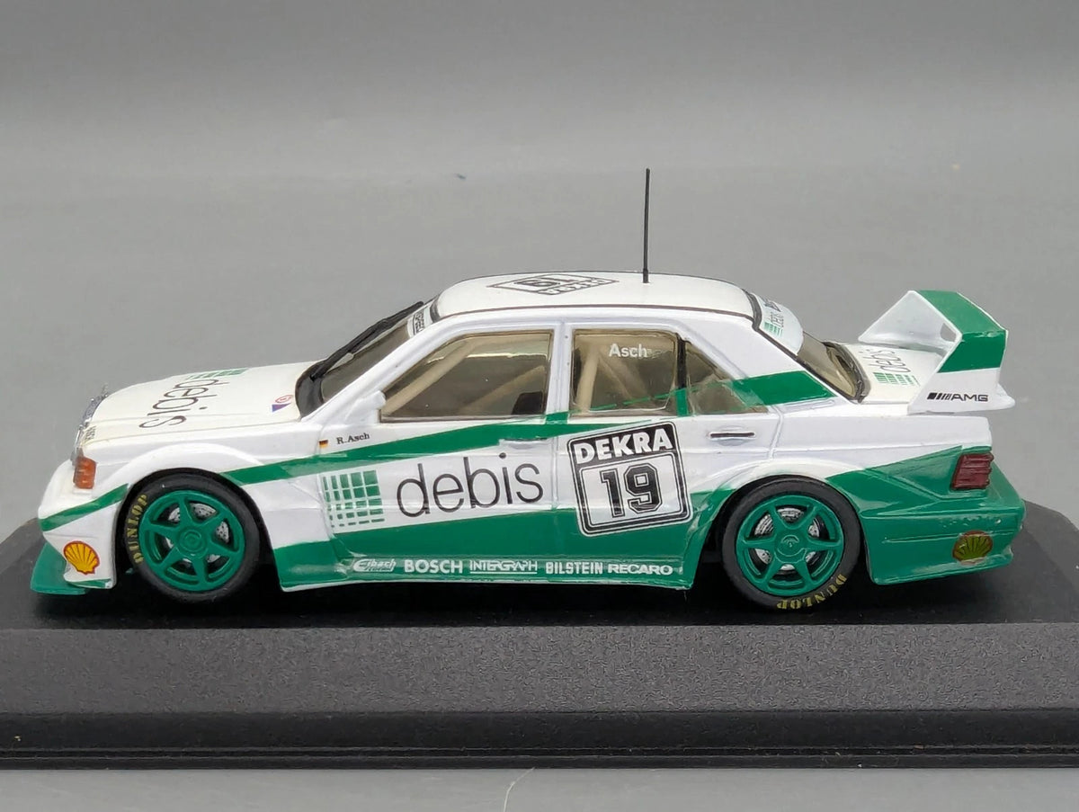 Modellautos 1:43 Minichamps Mercedes Benz 190E EVO2 1. Version 1992 #19 Asch OVP