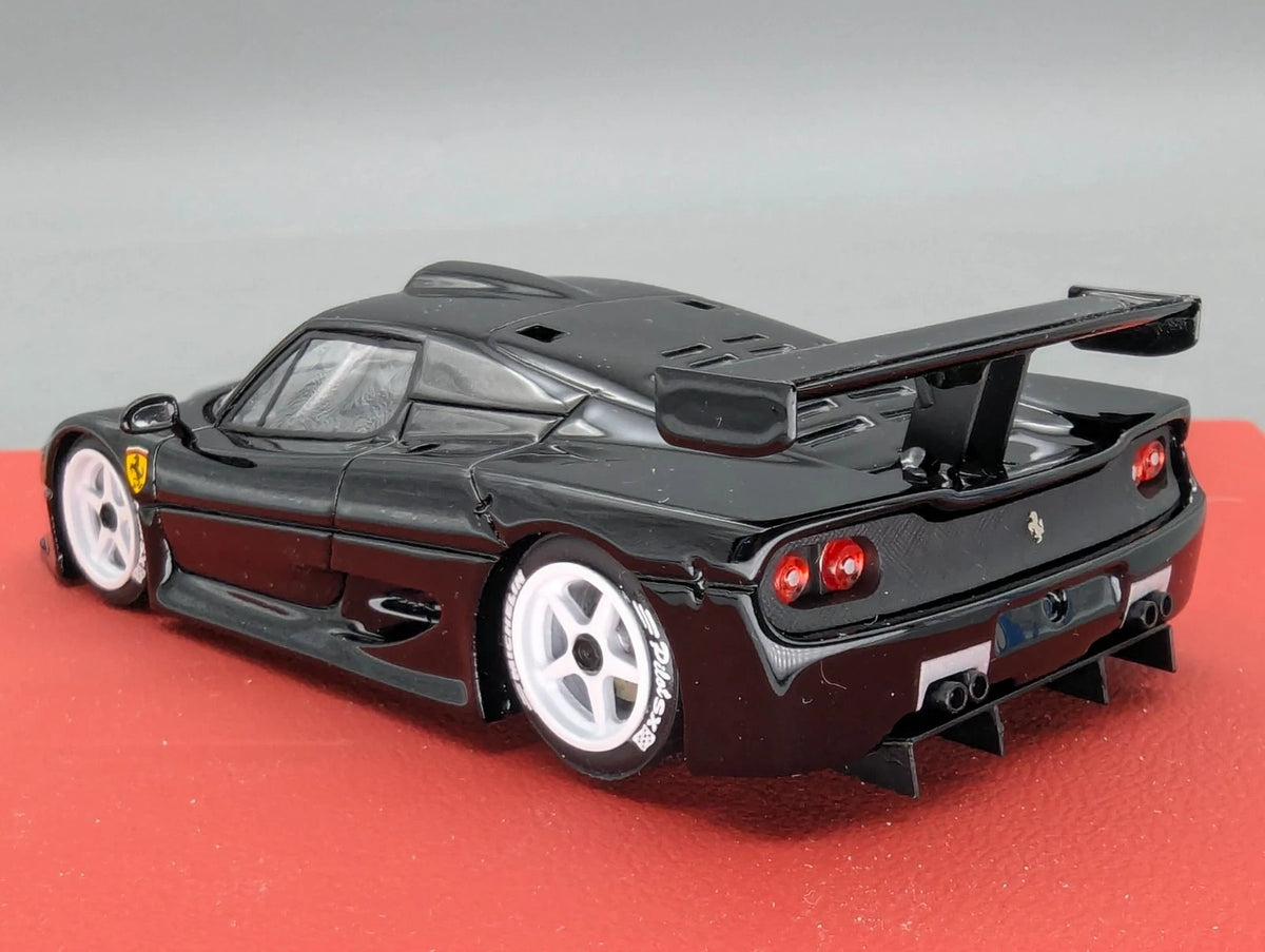 Modellautos 1:43 BBR Ferrari F50 Gloss Black Ltd 15/20 Medium Base Vitrine OVP