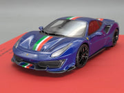 Modellautos 1:43 BBR Ferrari 488 Pista RHD Blu TdF 2019 Romans 2020 Ltd 1/5 OVP