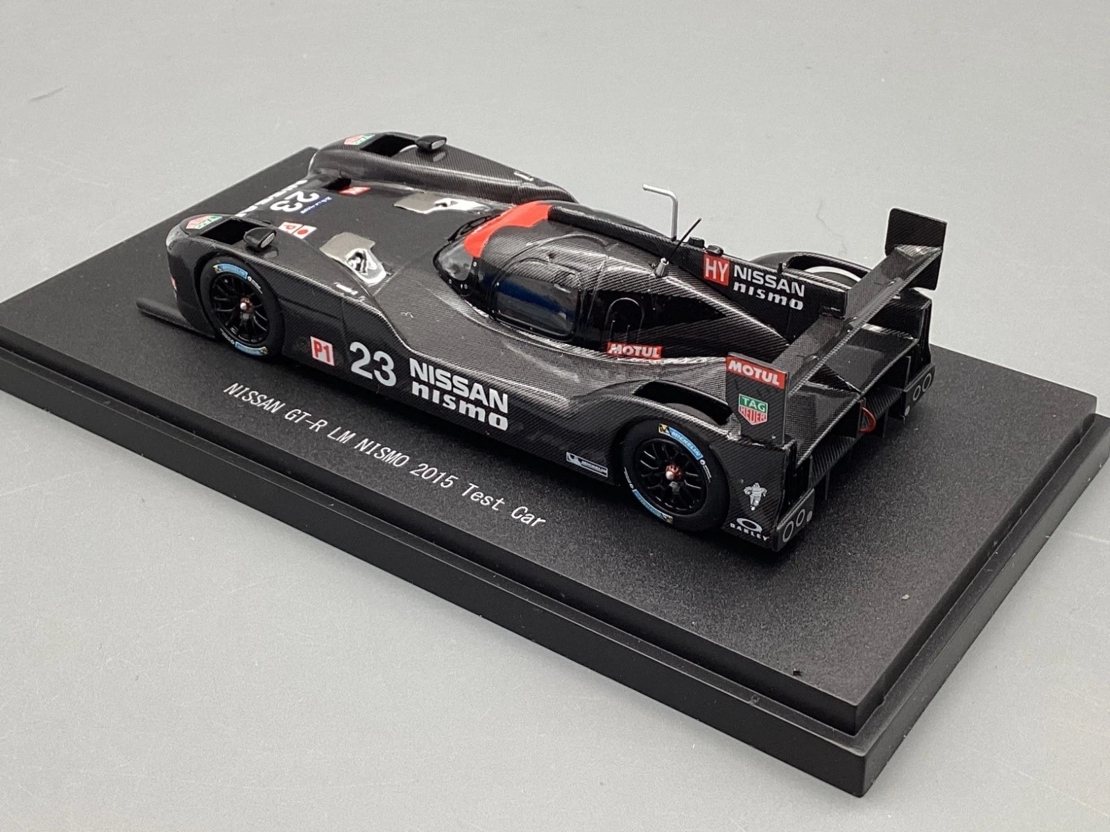 Modellautos 1:43 Ebbro Nissan GT-R LM Nismo 2015 Test Car #23 mit OVP