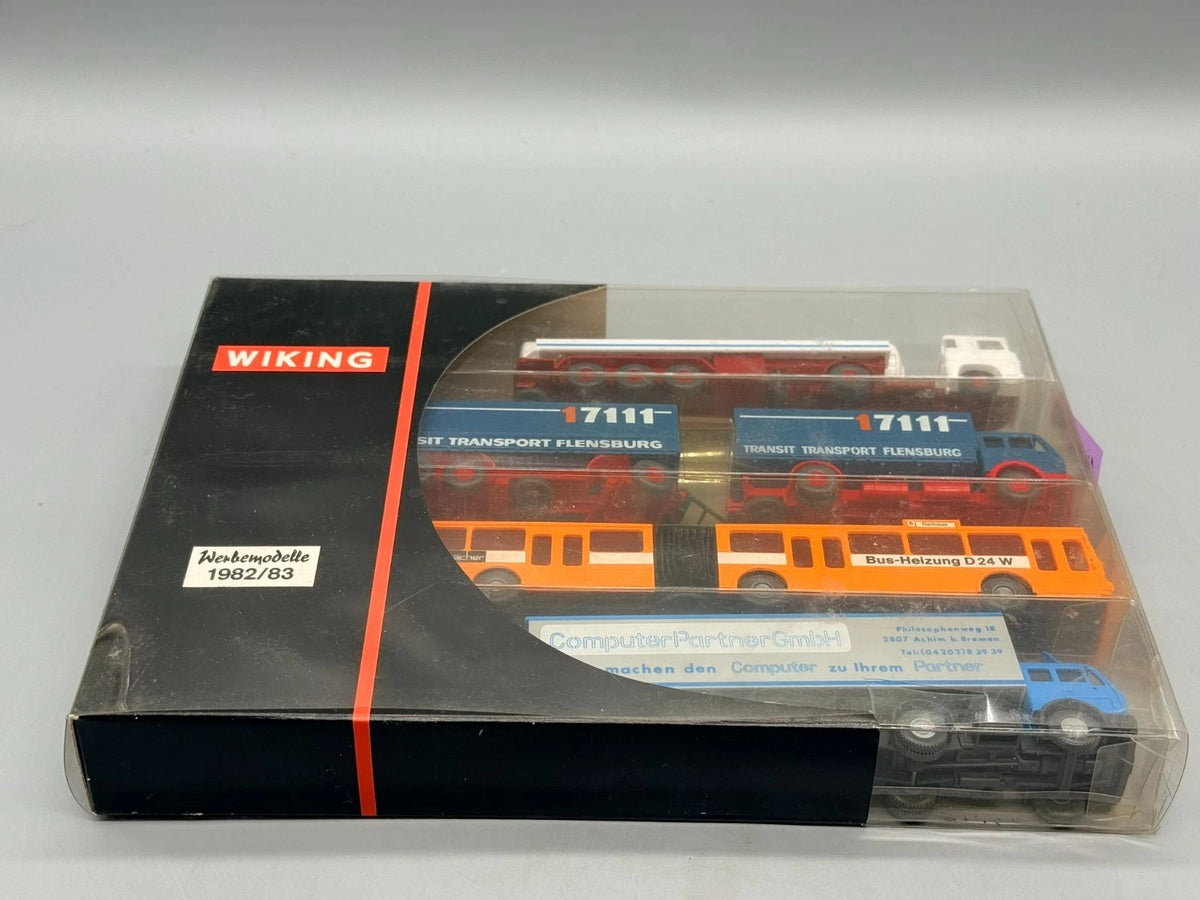LKW Modelle 1:87 Wiking Werbemodelle 1982/83 mit OVP