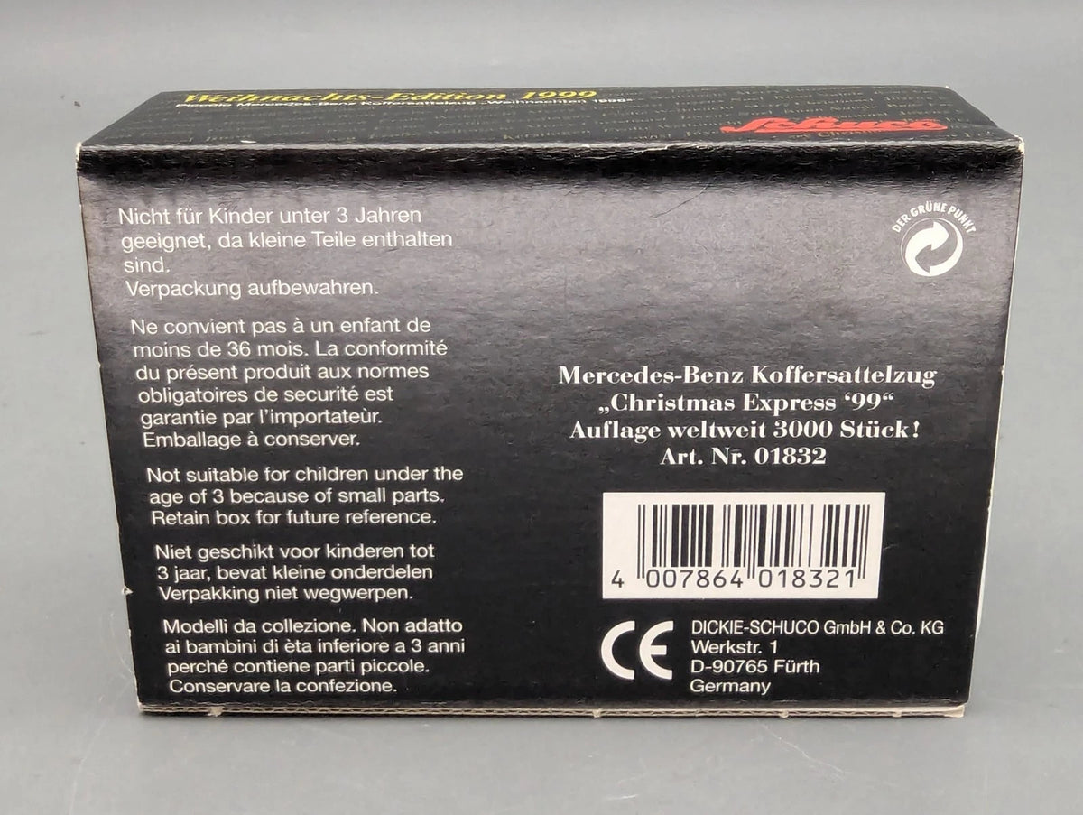 Modellautos 1:90 Schuco Piccolo-Set Christmas Special Weihnachten 1999 in OVP