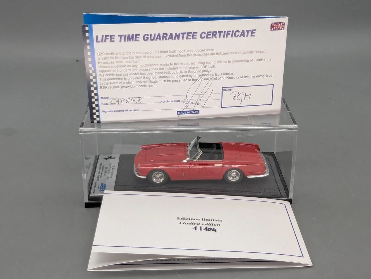 Modellautos 1:43 BBR Ferrari 250 GT Pininfarina Serie 1 Cabrio Ltd 001/104 OVP