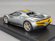 Modellautos 1:43 BBR Concept43 Ferrari 296 Assetto Fiorano Grigio Coburn mit OVP