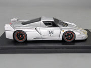 Modellautos 1:43 BBR Ferrari FXX  2006 Silber #16 Ltd 04/10 mit Vitrine und OVP