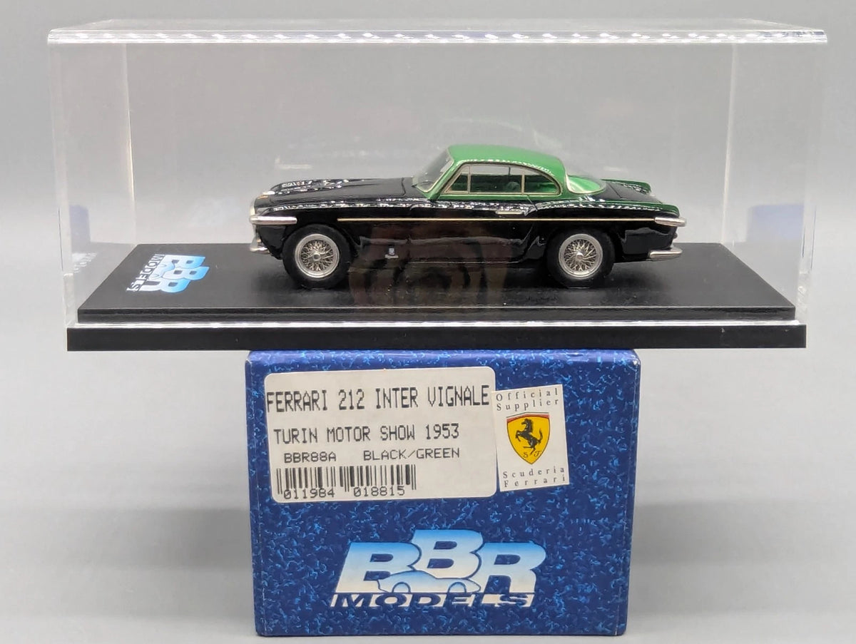Modellautos 1:43 BBR Ferrari 212 Inter Vignale Turin Motor Show 1953 mit OVP