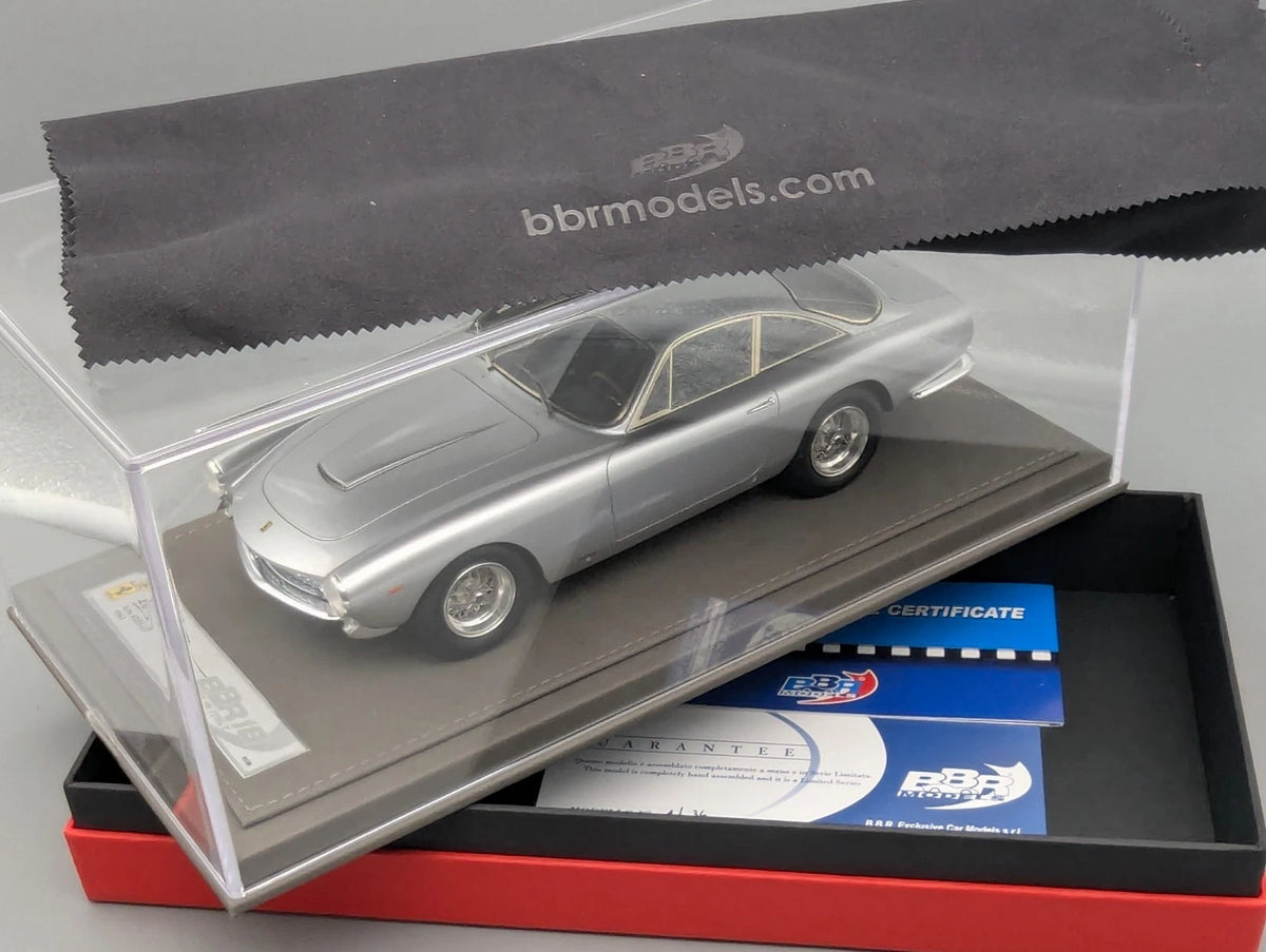 Modellautos 1:18 BBR Ferrari 250 GT Lusso S/N 4335 1963 Silber Ltd 01/36 mit OVP