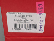 Modellautos 1:18 BBR Ferrari 275 GTB/4 1966 Grigio Met 08/36 mit Vitrine und OVP