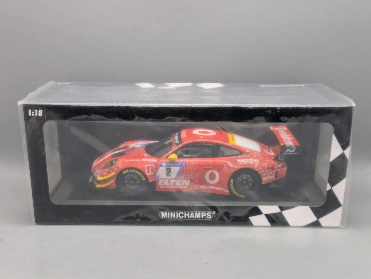 Modellautos 1:18 Minichamps Porsche 911 GT3 R 24h Nürburgring 2018 #2 OVP
