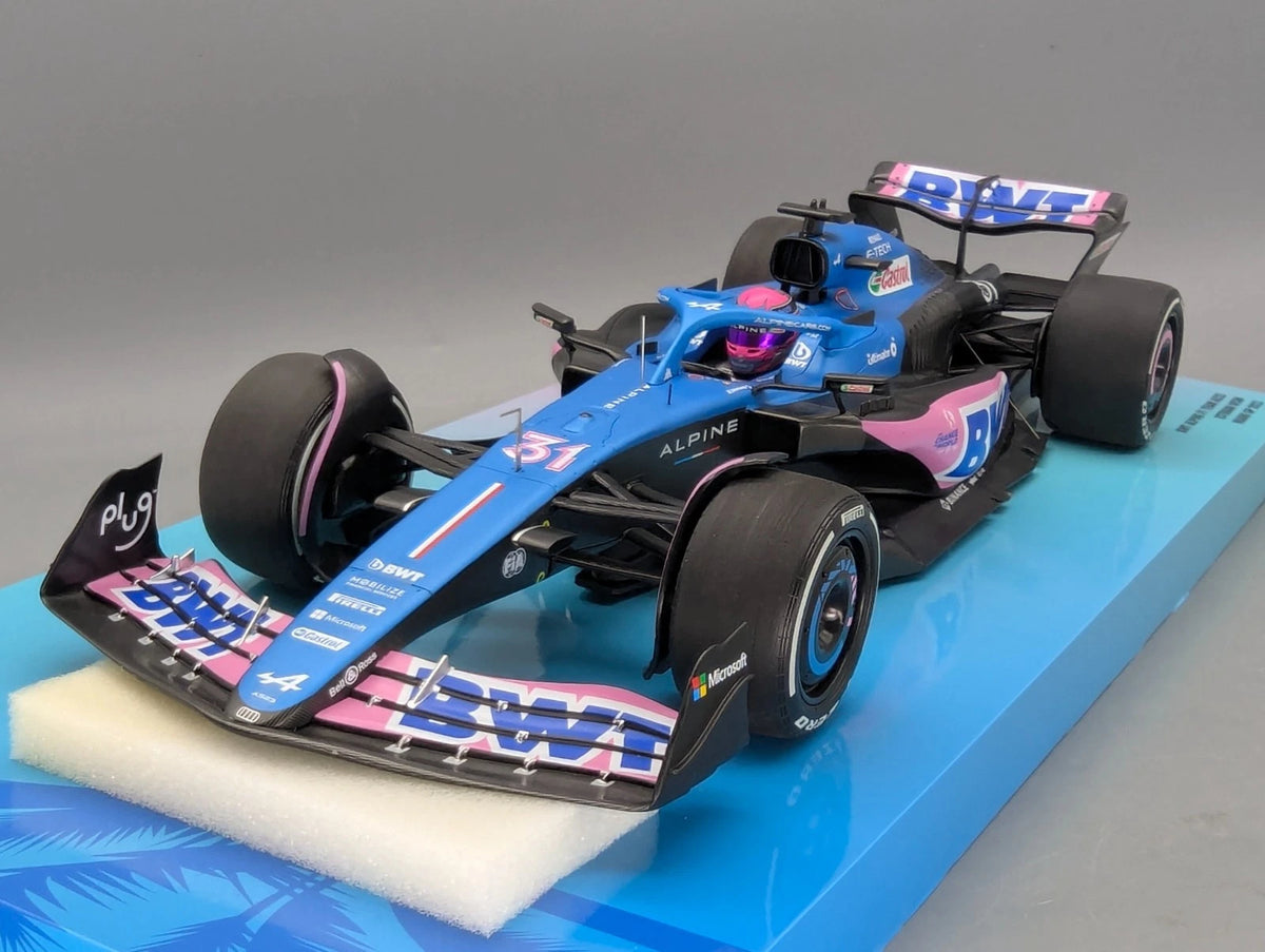 Modellautos 1:18 Minichamps BWT Alpine F1 Miami GP 2023 #31 Esteban Ocon mit OVP