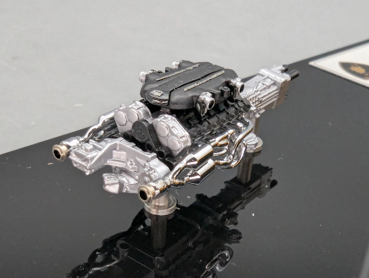 Eidolon Make Up 1:43 Lamborghini Aventador LP760-2 Engine Set Oakley Gelb OVP