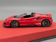 Modellautos 1:43 BBR Ferrari 488 Pista Spider RHD 2019 Limitiert 01/05 OVP