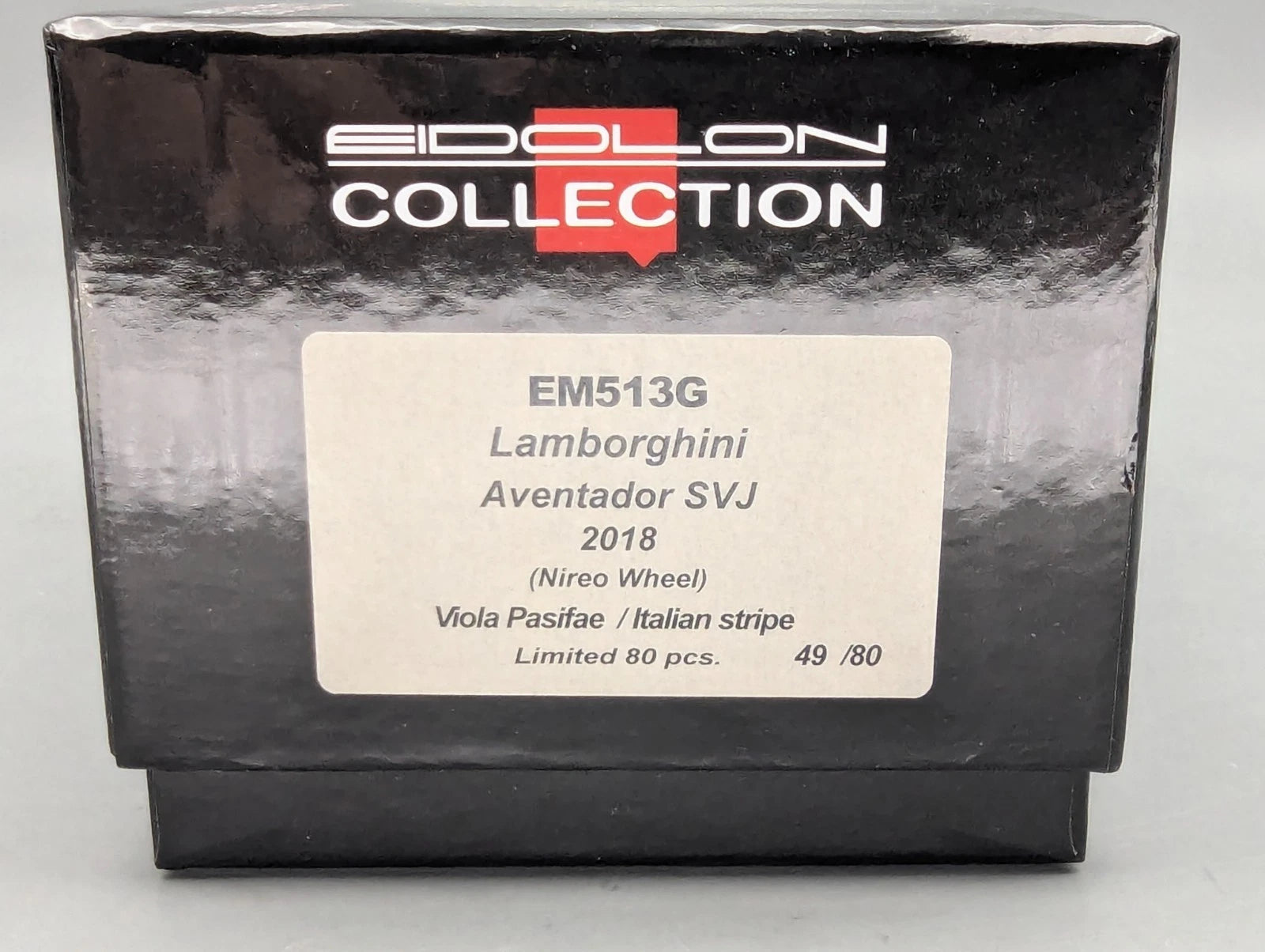 Eidolon Make Up 1:43 Lamborghini Aventador SVJ 2018 Limited 49/80 Viola Pas. OVP
