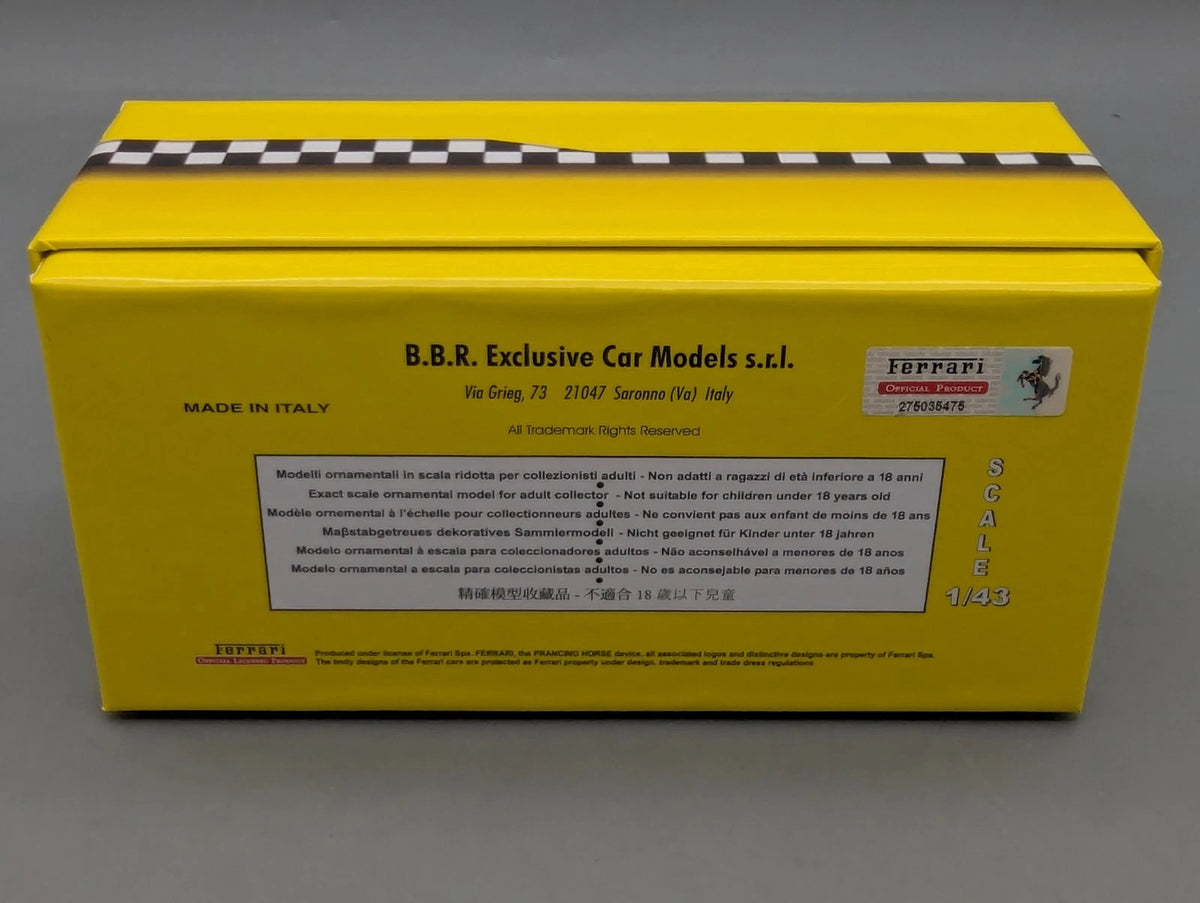 Modellautos 1:43 BBR RGM Ferrari 330 LMB RHD S/N 4725 SA Ltd 01/20 OVP