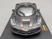 Modellautos 1:43 Bburago Ferrari LaFerrari Aperta Schwarz mit OVP