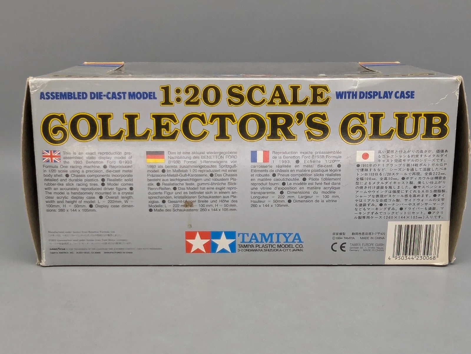 Modellautos 1:20 Tamiya Benetton Ford B193B #5 Michael Schumacher mit OVP