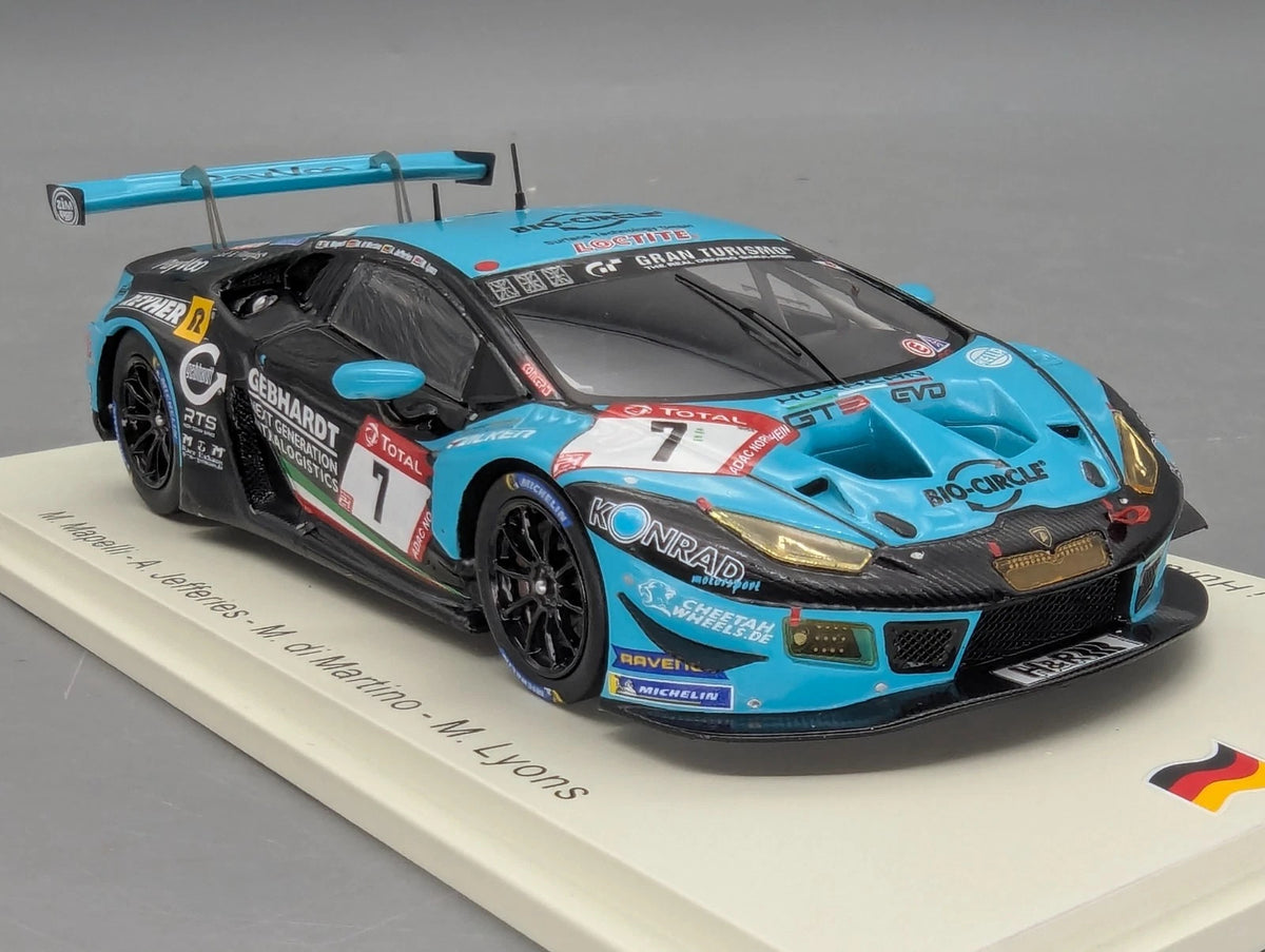 Modellautos 1:43 Spark SG576 Lamborghini Huracan GT3 EVO 24h Nbrg 2019 #7 OVP