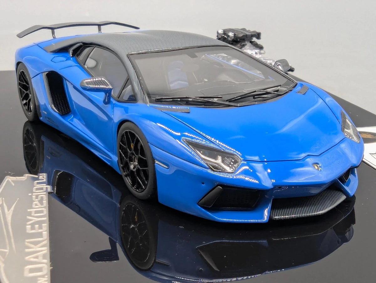 Eidolon Make Up 1:43 Lamborghini Aventador LP760-2 Engine Set Oakley Design OVP