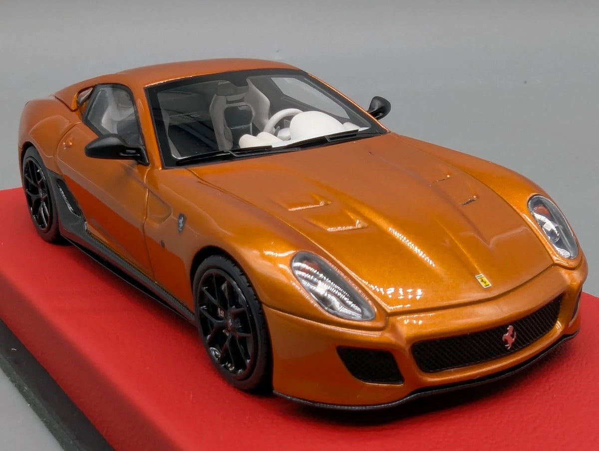 Modellautos 1:43 BBR Concept43 Ferrari 599 GTO Orange Gloss 07/10 in OVP