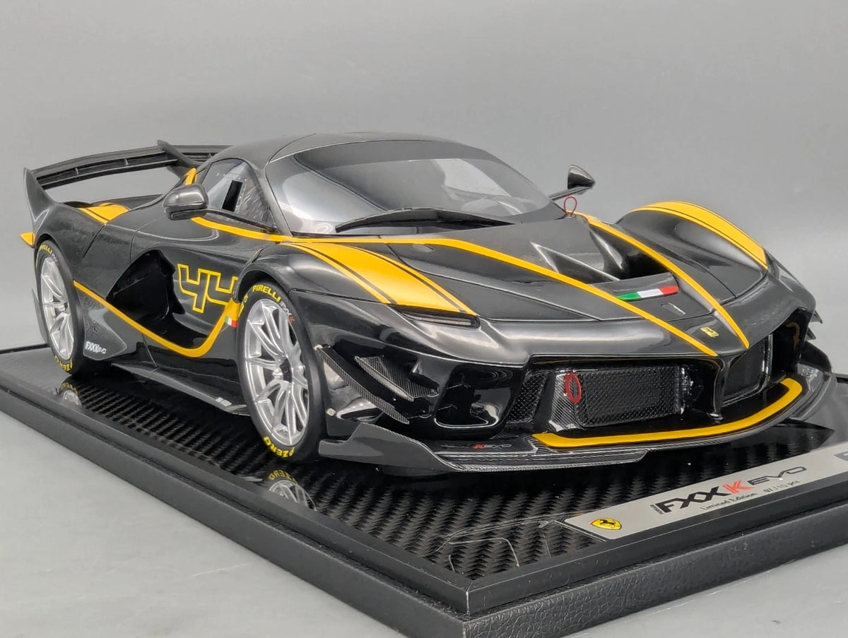 Modellautos 1:12 BBR Ferrari FXX-K EVO Nero Stellato Car #44 Ltd 07/10 OVP