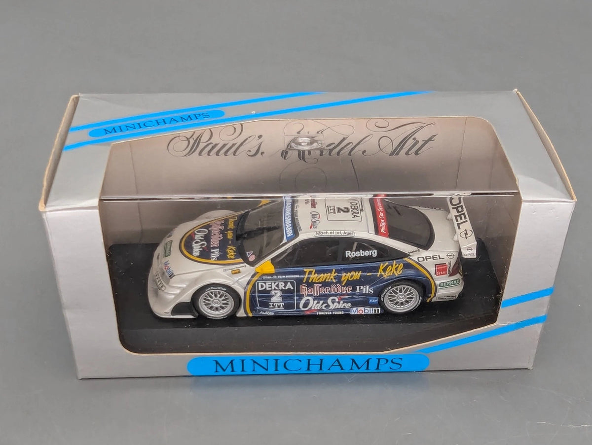 Modellautos 1:43 Minichamps Opel Calibra V6 DTM 1996 Bye Bye Keke #2 Rosberg OVP