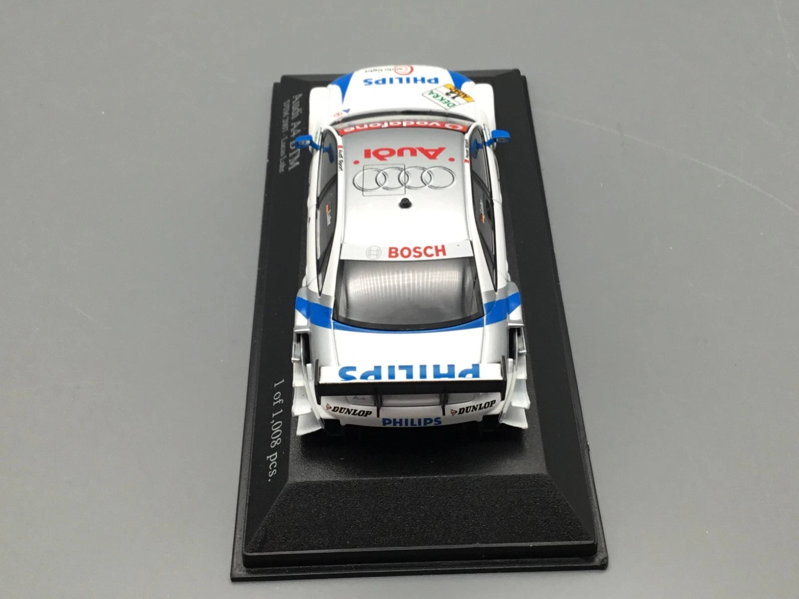 Modellautos 1:43 Minichamps Audi A4 DTM 2007 Lucas Luhr #12 in OVP