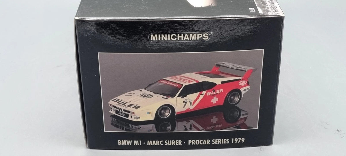 Modellautos 1:18 Minichamps 180 792971 BMW M1 Procar Series 1979 #71 Surer OVP