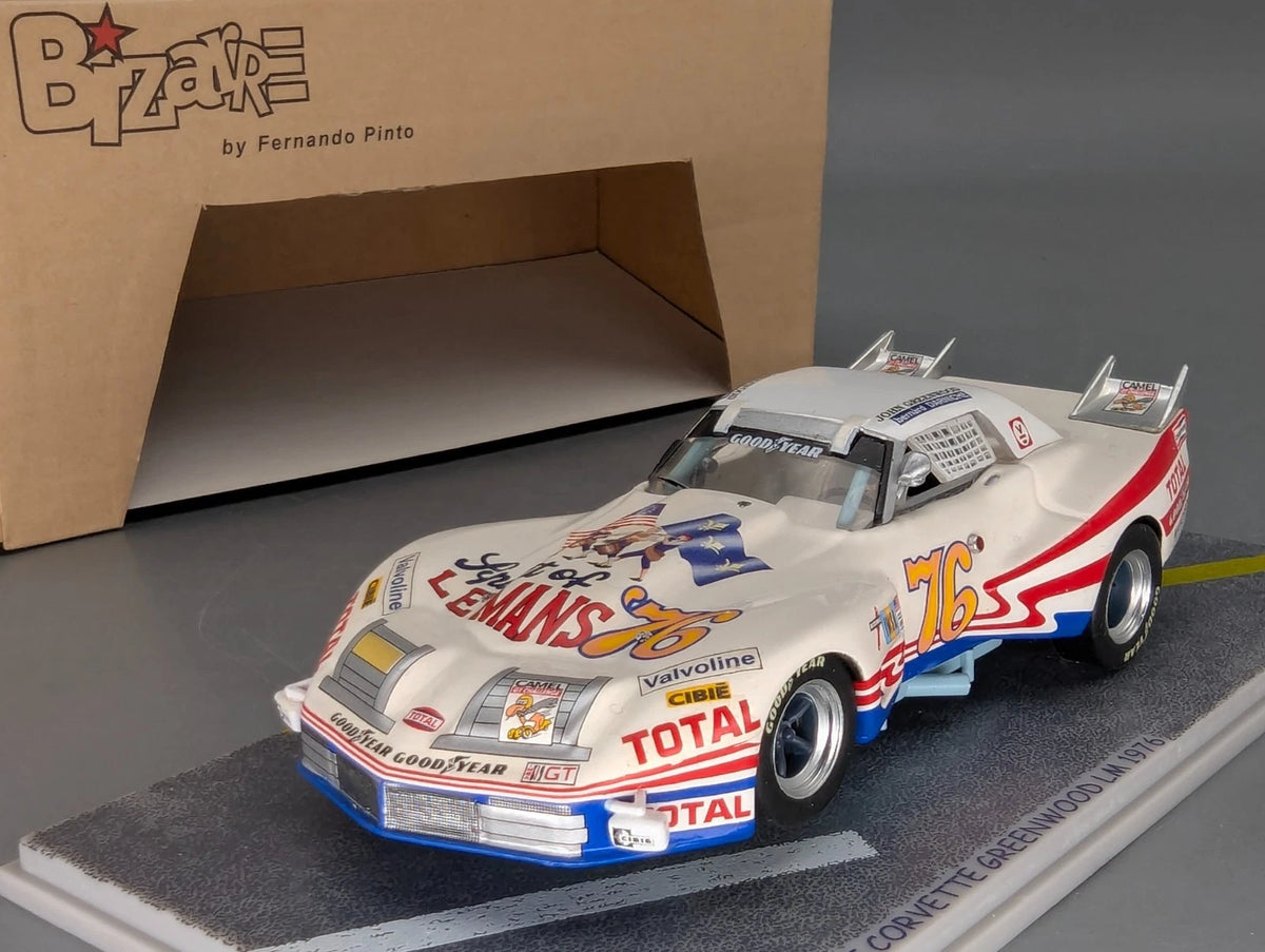 Modellautos 1:43 Spark Bizarre BZ10 Chevrolet Corvette Greenwood LM 1976 mit OVP