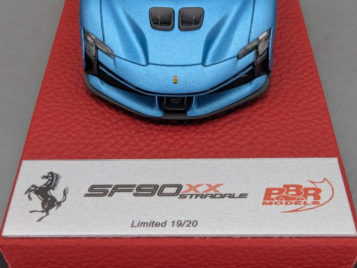 Modellautos 1:43 BBR Concept43 Ferrari SF90XX Stradale Matt Blue Ltd 19/20 OVP
