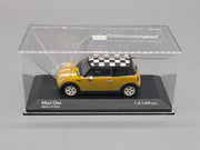 Modellautos 1:43 Minichamps Mini One 2001 Mellow Yellow Haube zum Öffnen mit OVP