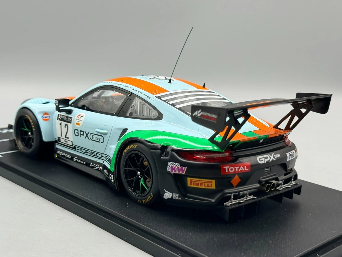 Modellautos 1:18 Ixo Porsche 911 GT3 R Spa 24h 2020 #12 mit OVP