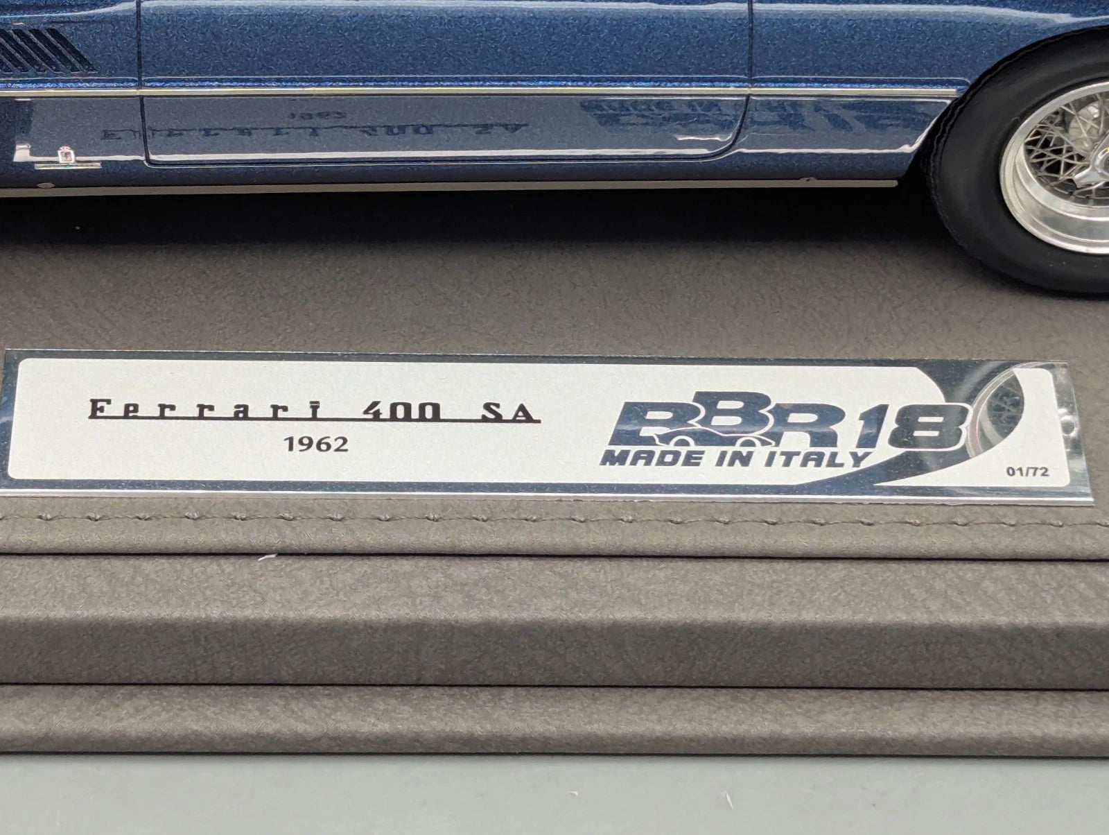 Modellautos 1:18 BBR Ferrari 400 Superamerica 1962 Met. Blue 01/72 Stück mit OVP