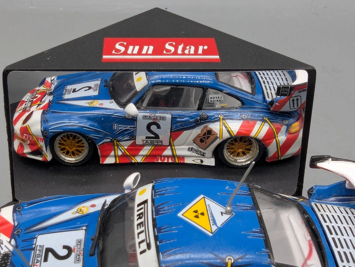 Modellautos 1:43 Sunstar Porsche 911 GT2 WINNER French GT 1998 #2 Jarrier OVP