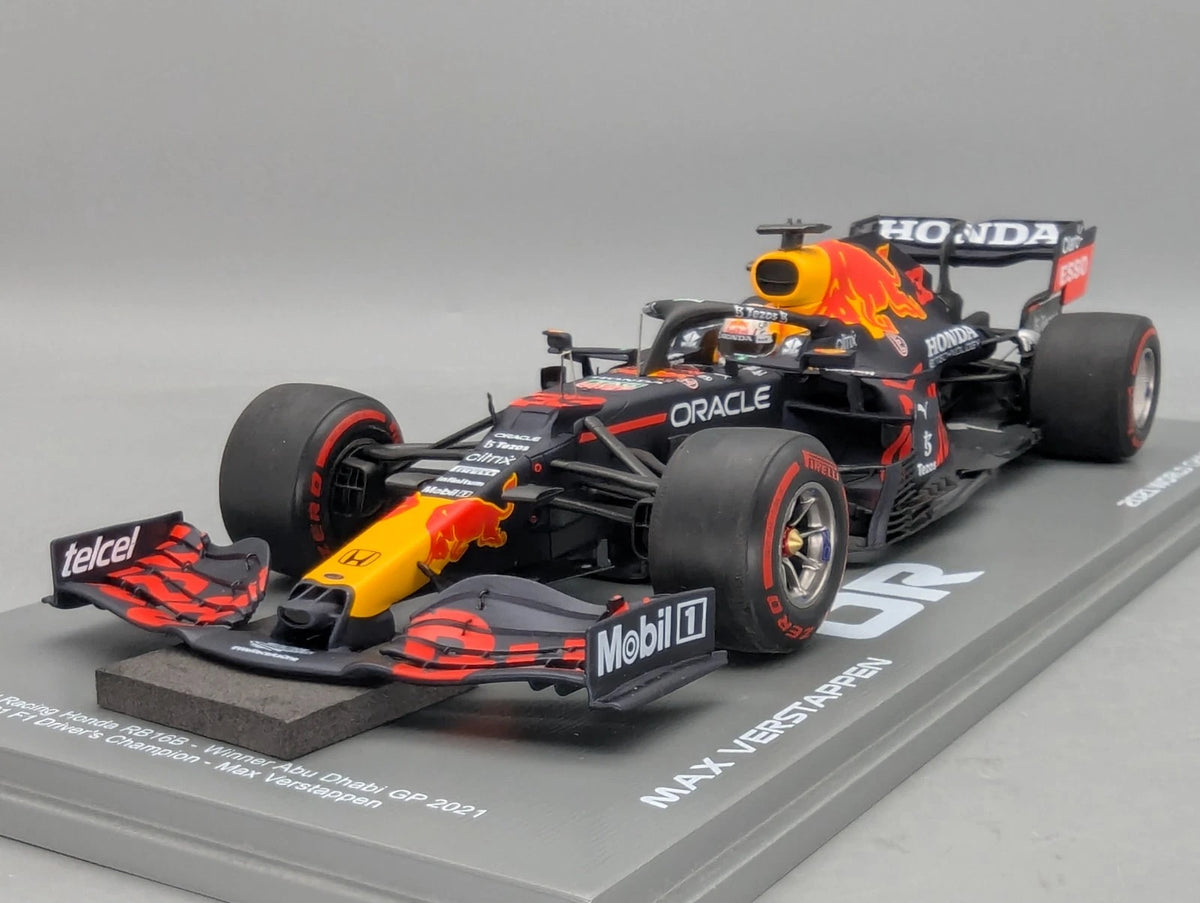 Modellautos 1:18 Spark Honda Red Bull RB16B WINNER Abu D 2021 #33 Verstappen OVP
