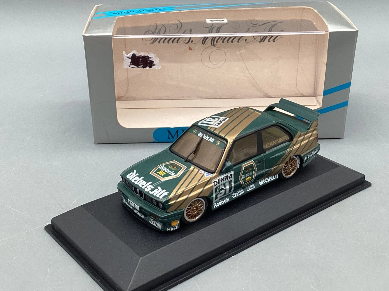 Modellautos 1:43 Minichamps BMW M3 E30 Sport Evo DTM 1991 Danner #31 mit OVP