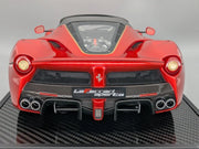Modellautos 1:12 BBR Ferrari LaFerrari Aperta Met. Red UNIKAT 01/01 Vitrine OVP