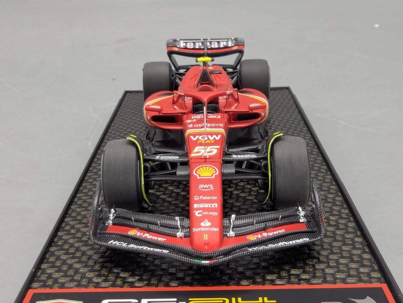 Modellautos  1:43 BBR Concept43 Ferrari SF-24 WINNER GP AUS 2024 #55 Sainz OVP