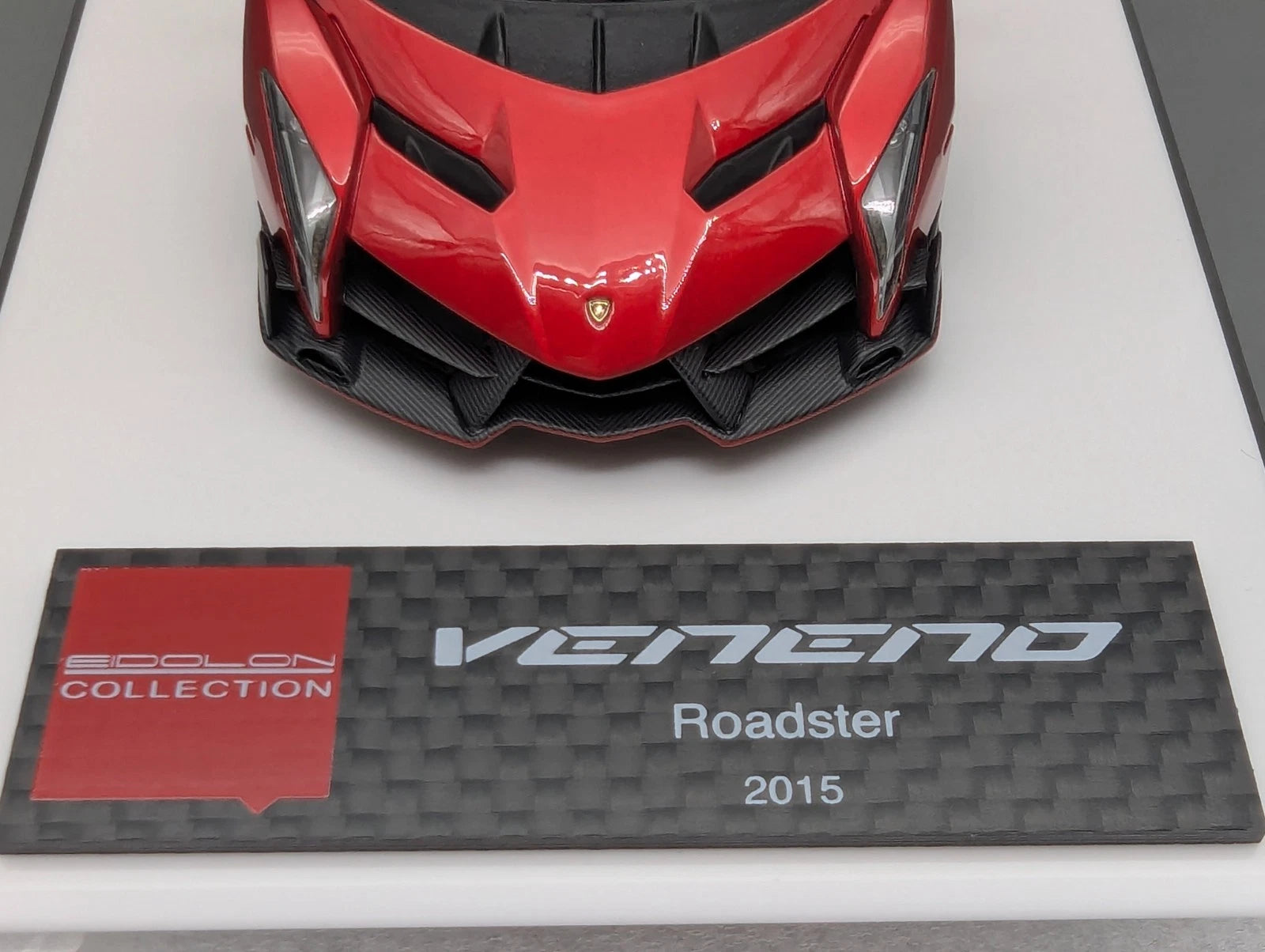 Eidolon Make Up 1:43 Lamborghini Veneno Roadster 2015 Rosso Veneno mit OVP