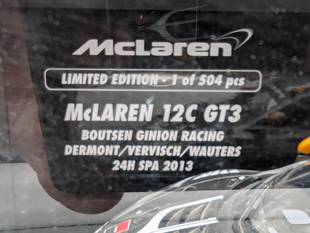 Modellautos 1:18 Minichamps McLaren 12C GT3 24h Spa 2013 #5 mit OVP